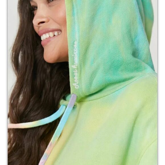 Victoria’s Secret Pink Spiritual Gangster Dress Hoodie Pullover Tie Dye Multicol - Picture 2 of 9